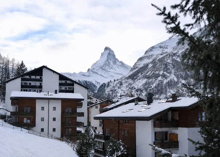 Lägenhet Bright With Balcony & View To The Matterhorn Zermatt